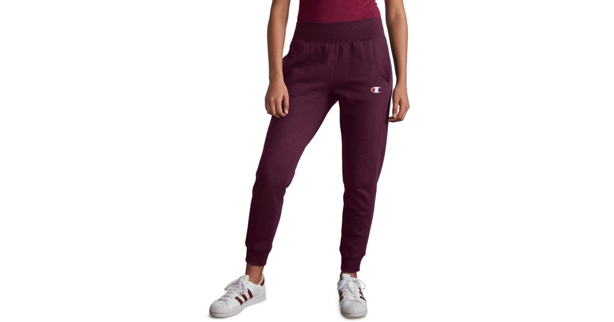dark berry purple champion joggers