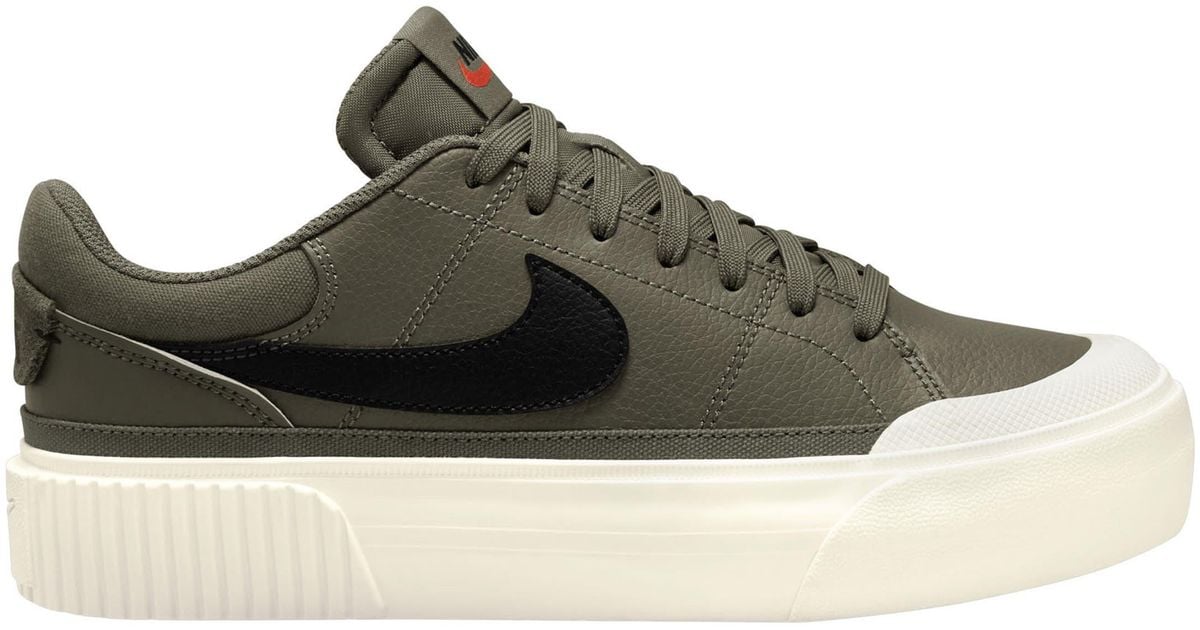 Nike Court Legacy Lift Sneaker in Green Lyst Nike Court Legacy Lift Sneaker in Green Lyst