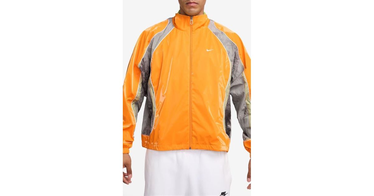 orange nike track jacket