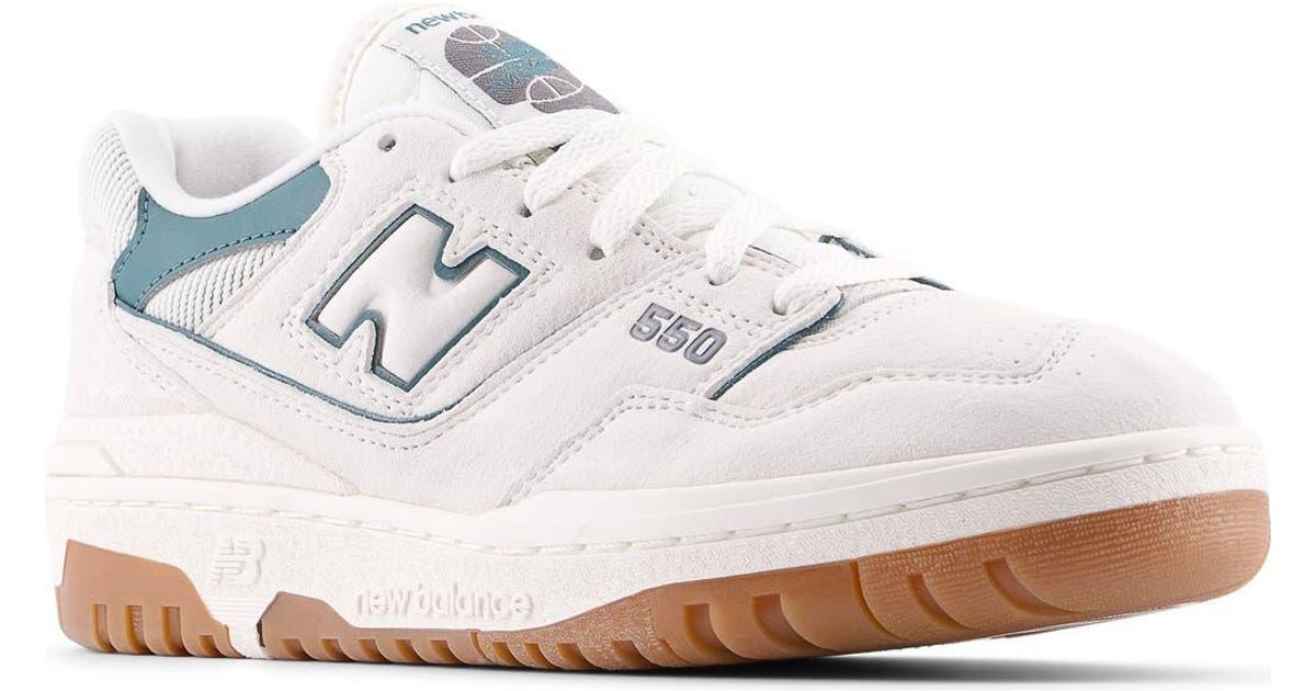 new-balance-550-basketball-sneaker-in-white-lyst