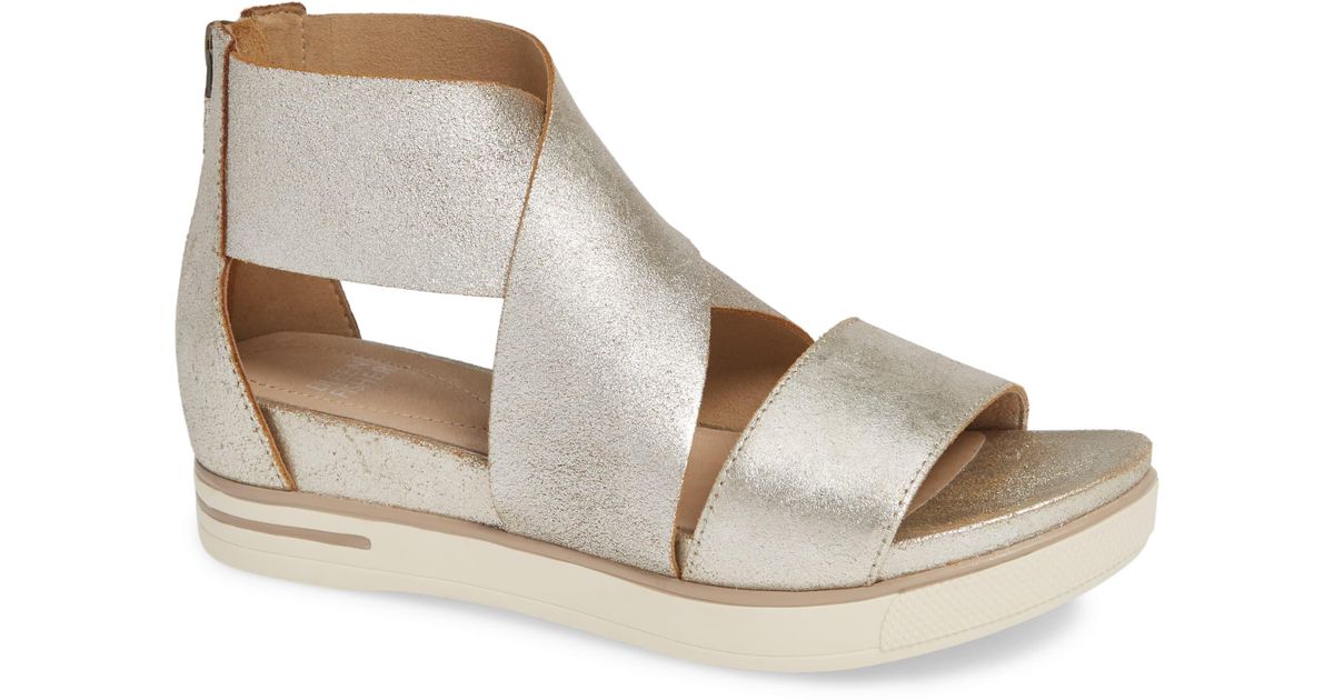 eileen fisher sport platform sandal
