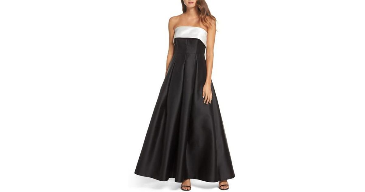 eliza j strapless dress