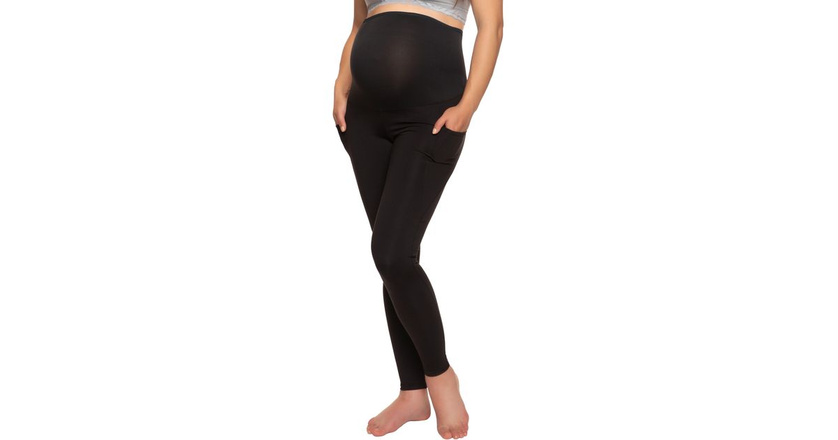 Felina Maternity leggings in Black Lyst