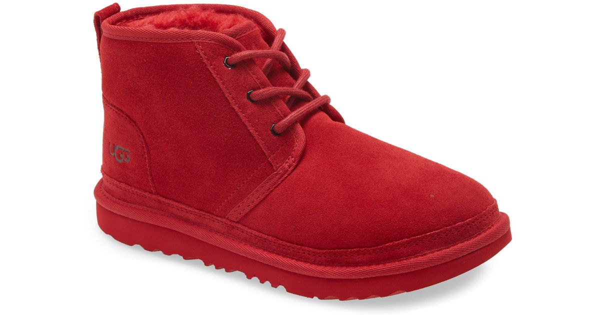 UGG ugg(r) Neumel Ii Water Resistant Chukka Boot in Red for Men | Lyst