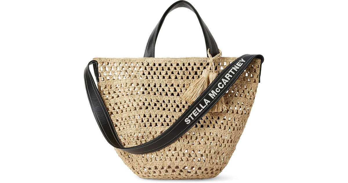 stella mccartney raffia bag