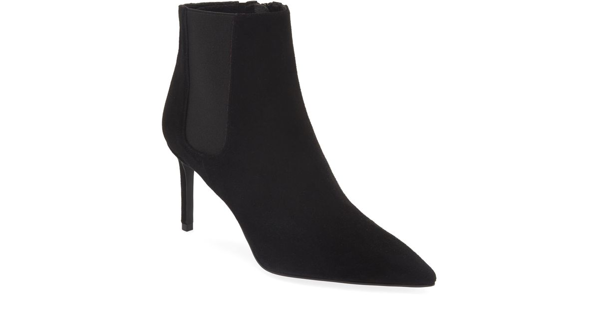 Jeffrey Campbell Nixie Pointed Toe Bootie in Black | Lyst