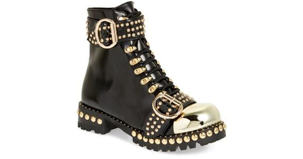 jeffrey campbell gold boots
