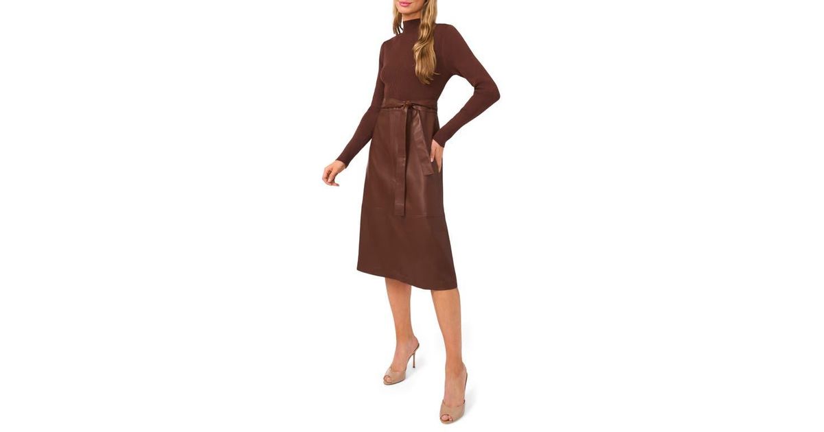 blue dress for baby girl Shop Elnie Scarf Detail Midi Dress Dk-Brown for Women Online