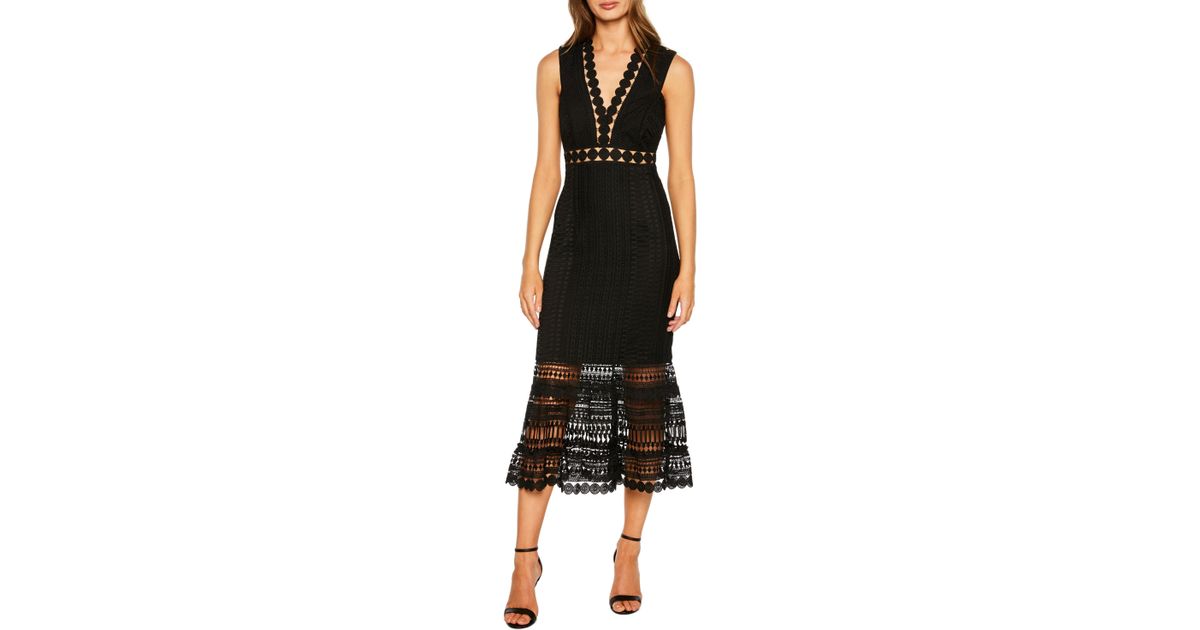 bardot petra lace dress