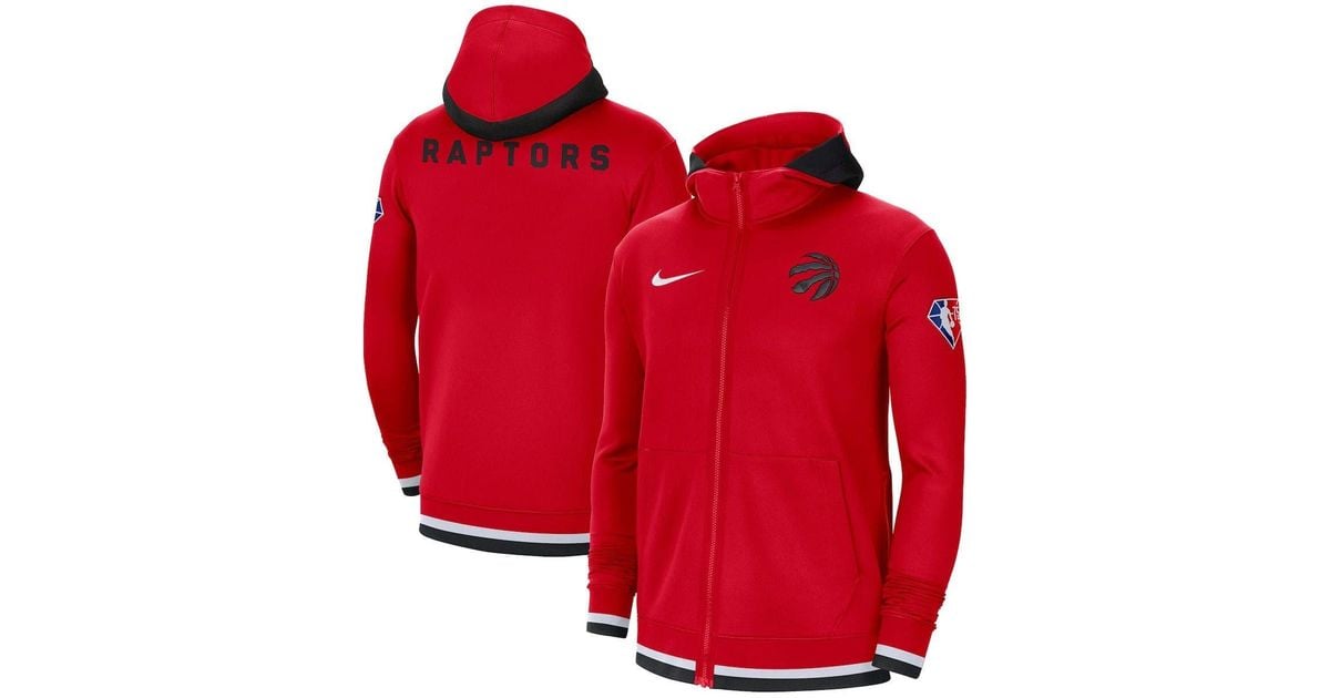 Nike Toronto Raptors 75th Anniversary Performance Showtime Full-zip ...