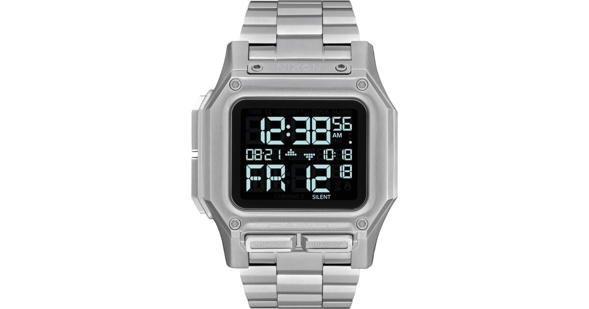 how to set a nixon digital watch
