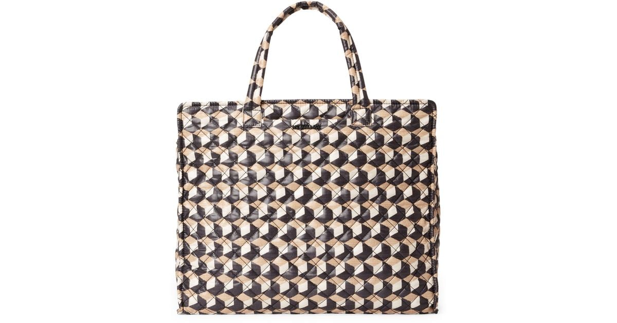 MZ Wallace Large Metro Nylon Box Tote in Black Lyst