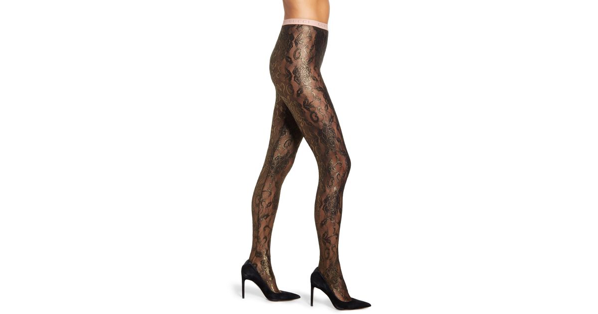 gucci lace tights
