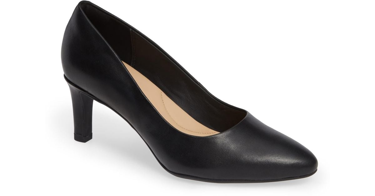 clarks pumps rose