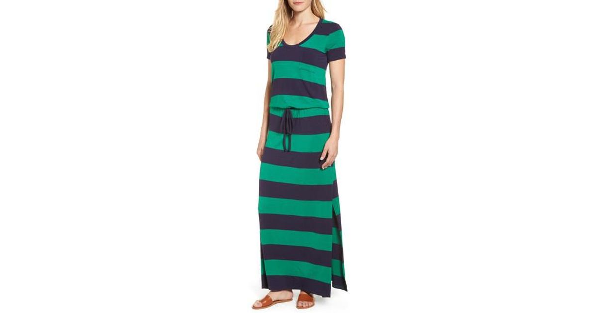 caslon drawstring maxi dress