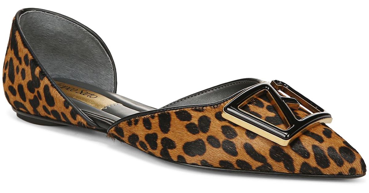 franco sarto calf hair flats