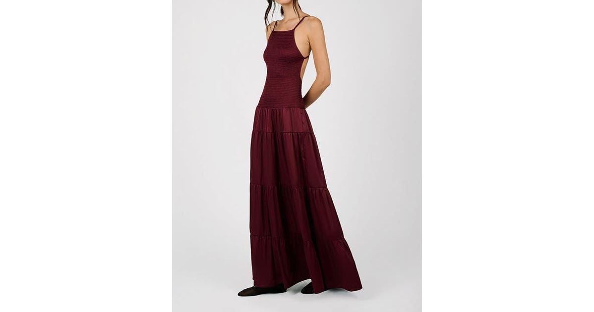 green emerald velvet dress Smocked Drop Waist Midi Dress – WeWoreWhat