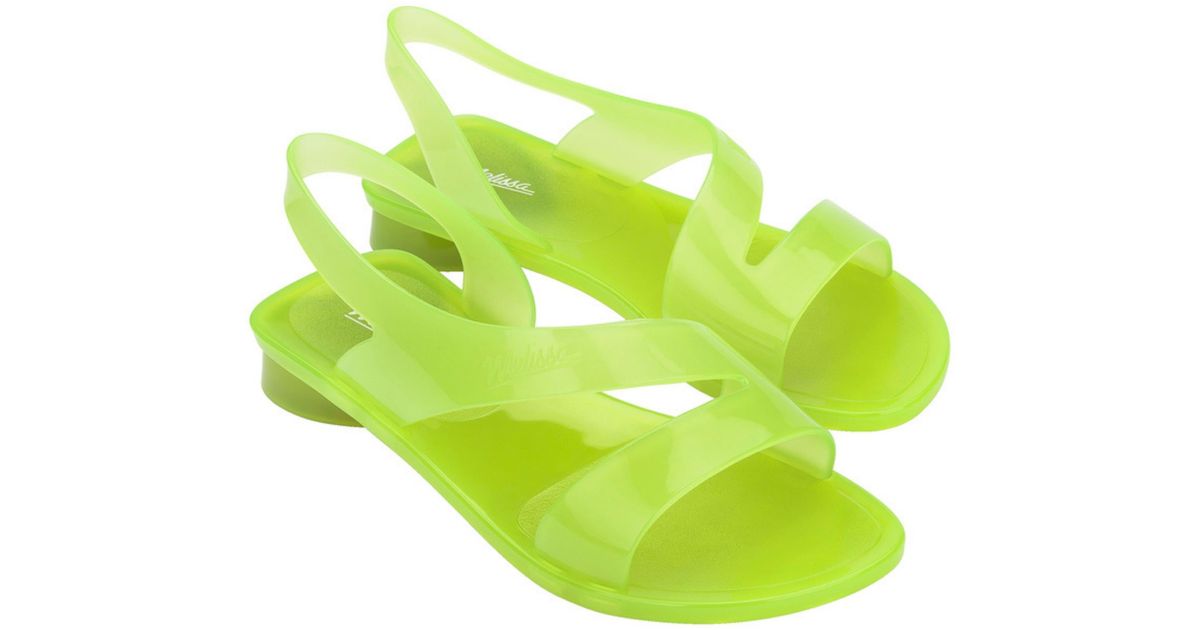 Melissa The Real Jelly Sandal in Green | Lyst