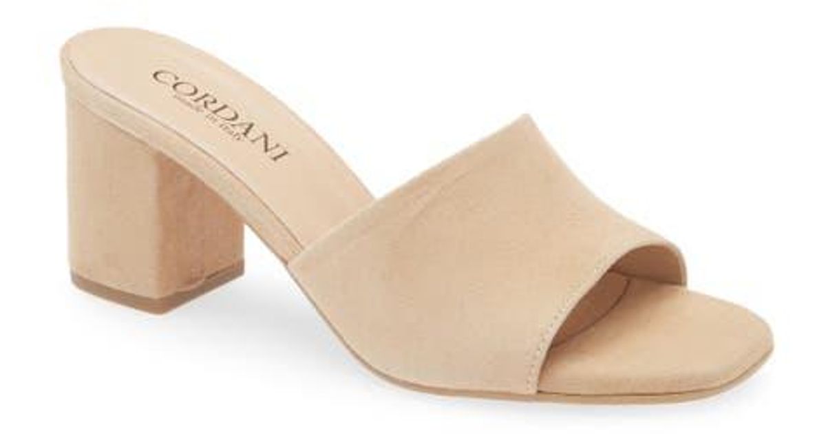 Cordani Irina Slide Sandal in Natural | Lyst