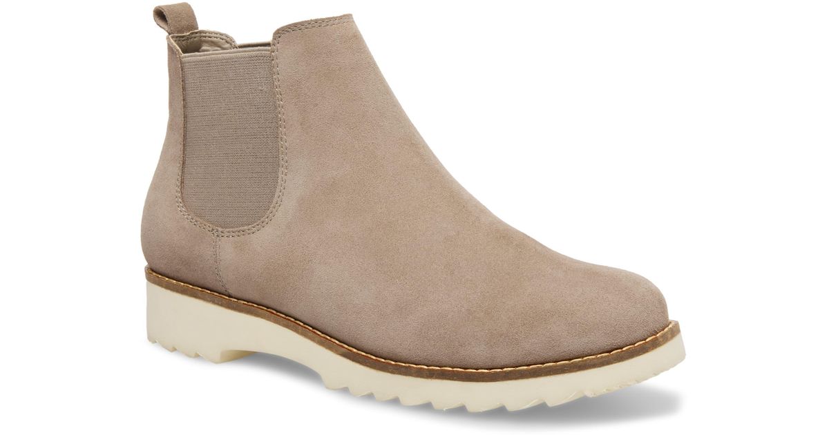 blondo mushroom suede booties