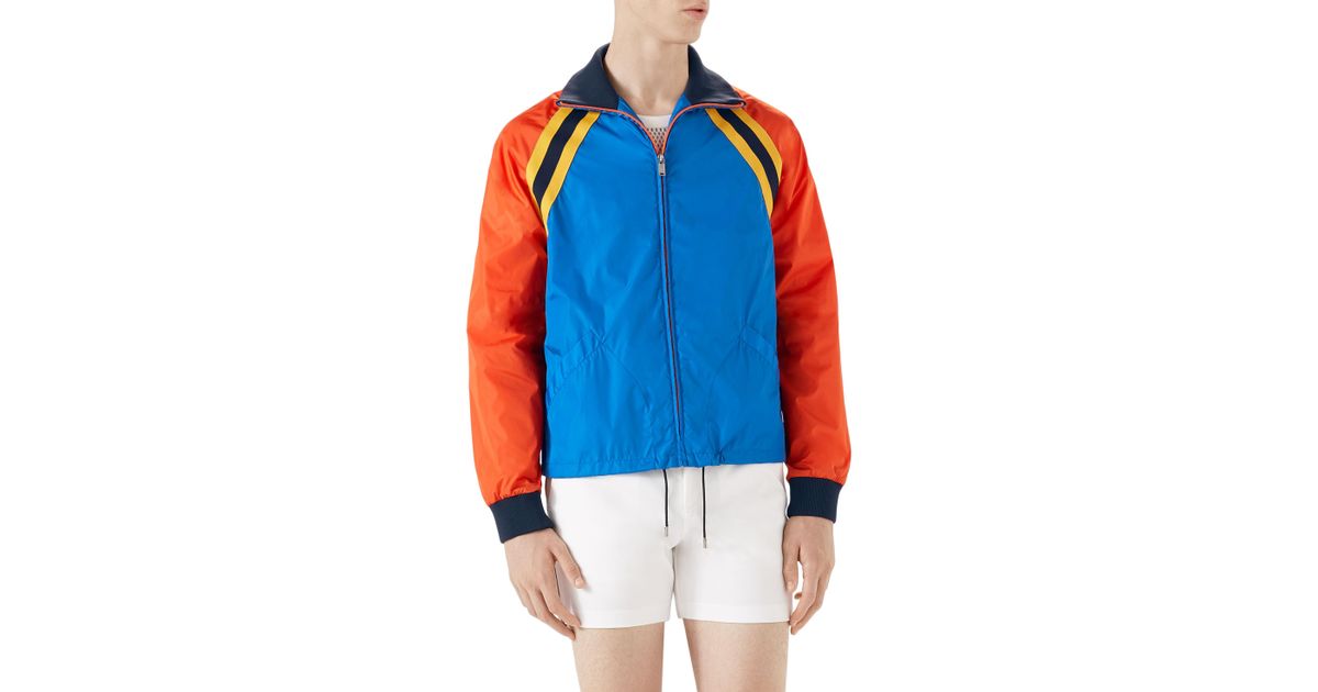 Gucci Tiger Embroidered Track Jacket in 