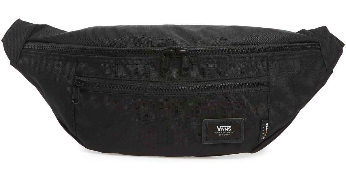 vans waist bag black