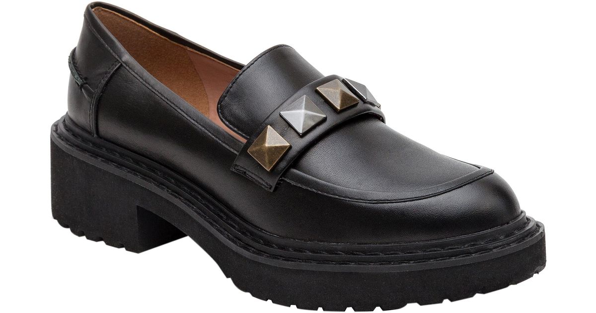 Linea Paolo Essex Platform Loafer in Black | Lyst
