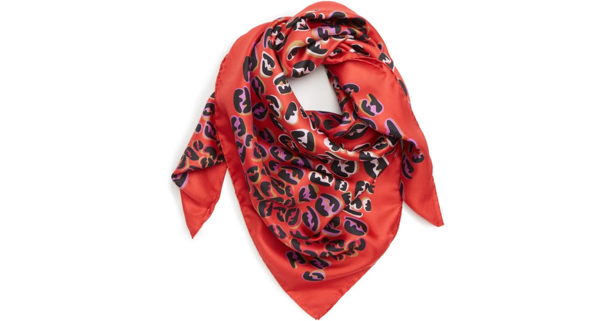 fendi scarf red