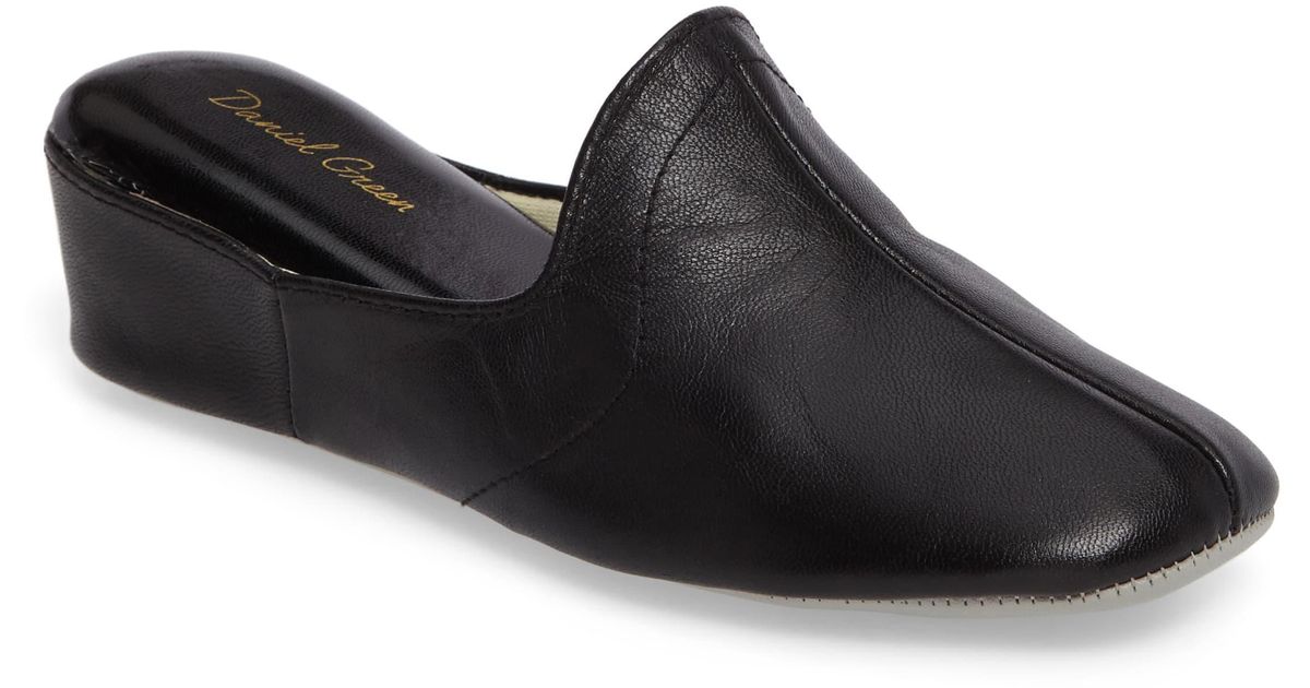 daniel green mens leather slippers