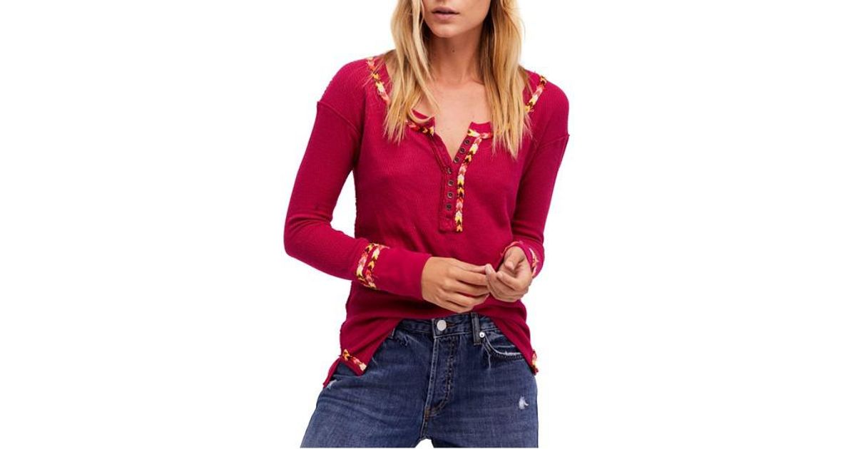 free people rainbow thermal