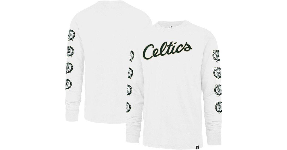boston celtics sleeved jersey