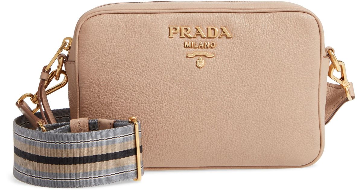 prada vitello daino camera bag