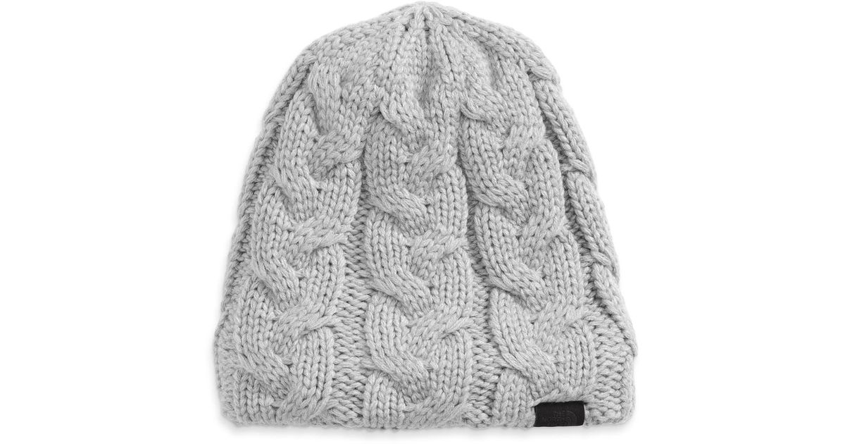 North face cable knit hot sale beanie