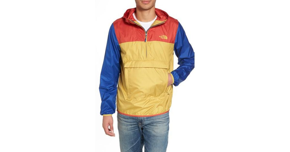 north face fanorak yellow