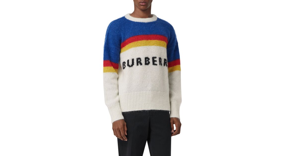 burberry multicolor sweater