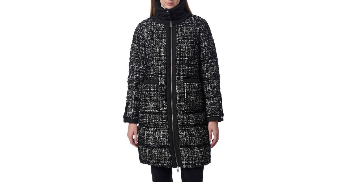 Beryl Mixed Media Quilted Puffer
