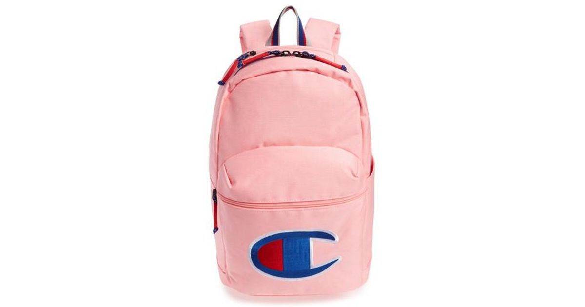 champion pink bookbag