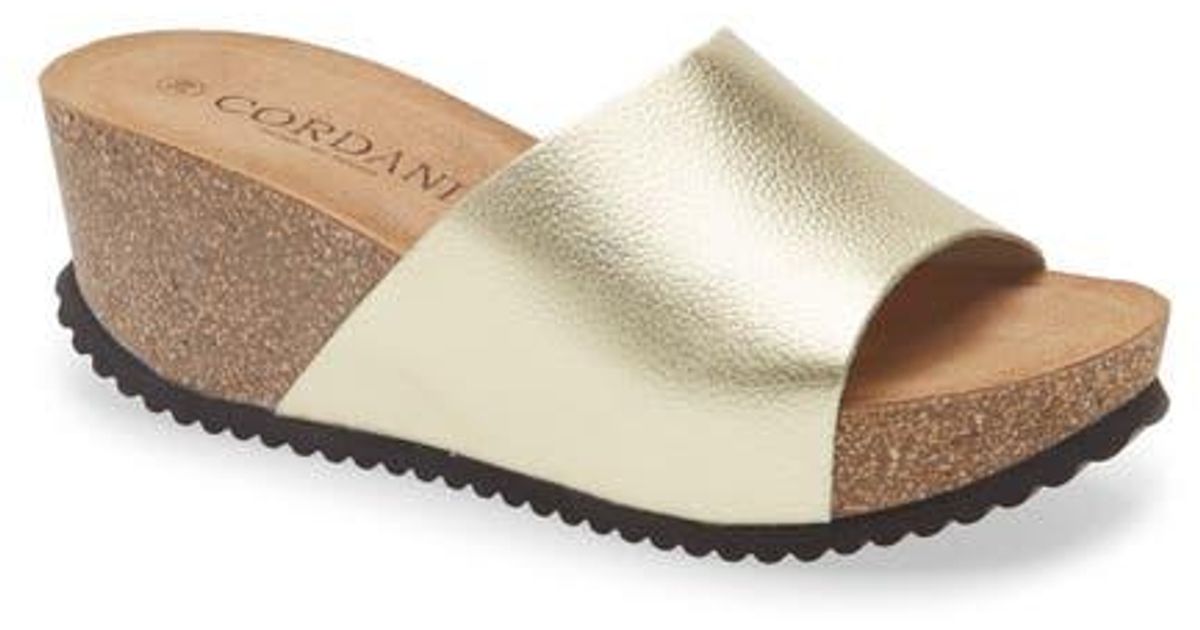 Cordani Morena Wedge Platform Sandal in Natural | Lyst