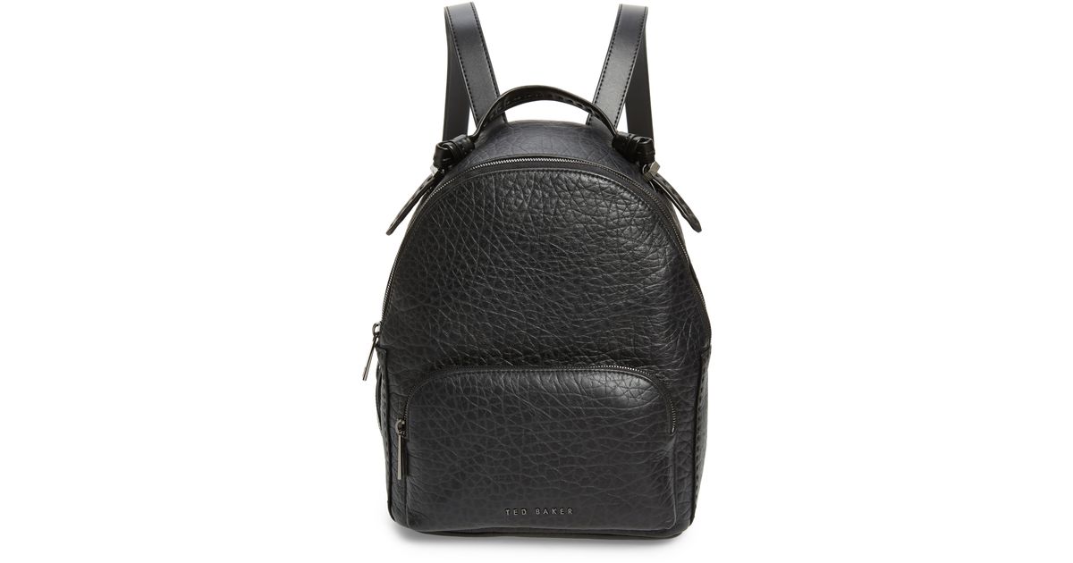 rhea medium crinkled calf leather backpack