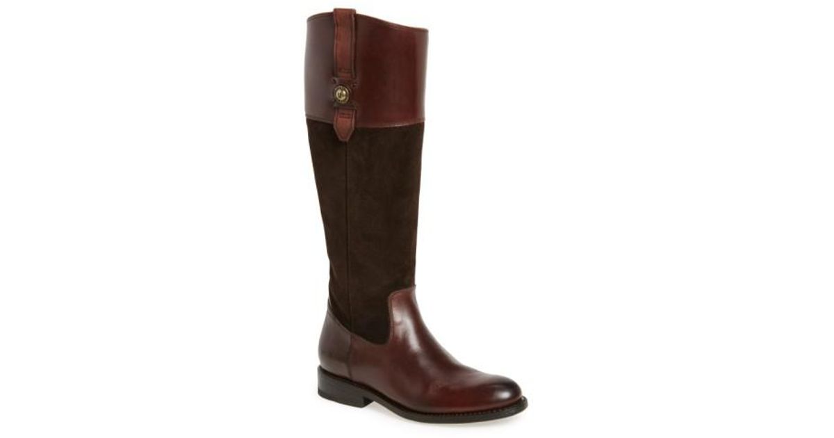 jayden button tall boot frye
