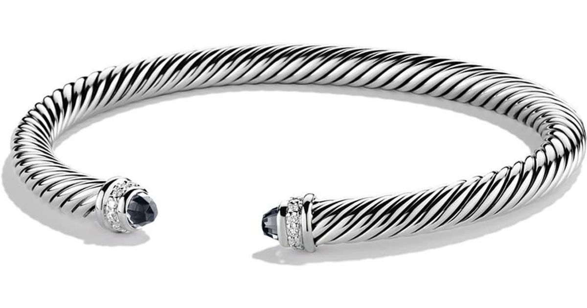 David Yurman Cable Classics Bracelet With Semiprecious Stones ...