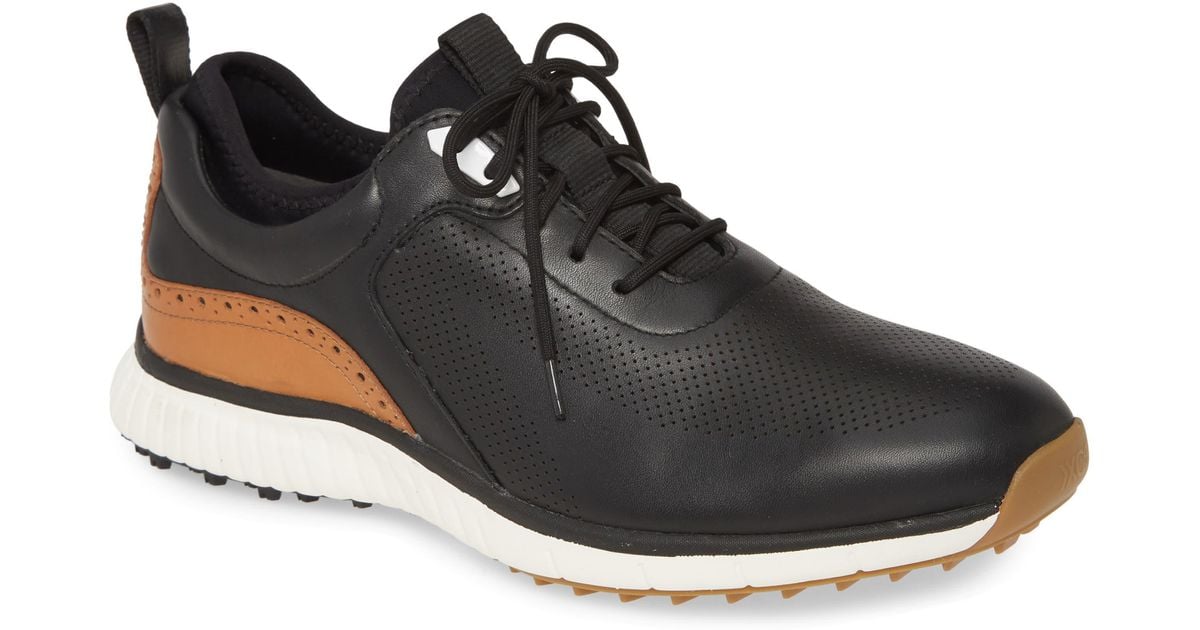 Johnston & Murphy H1 Luxe Waterproof Golf Shoe in Black for Men Lyst
