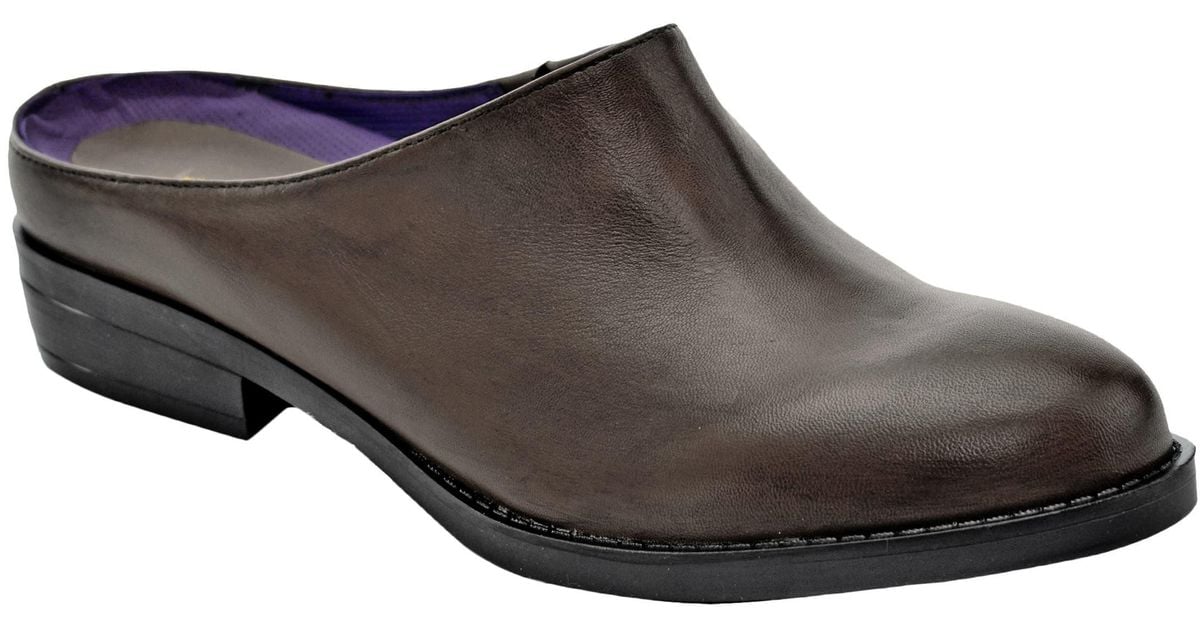 David Tate Margo Mule in Gray Lyst