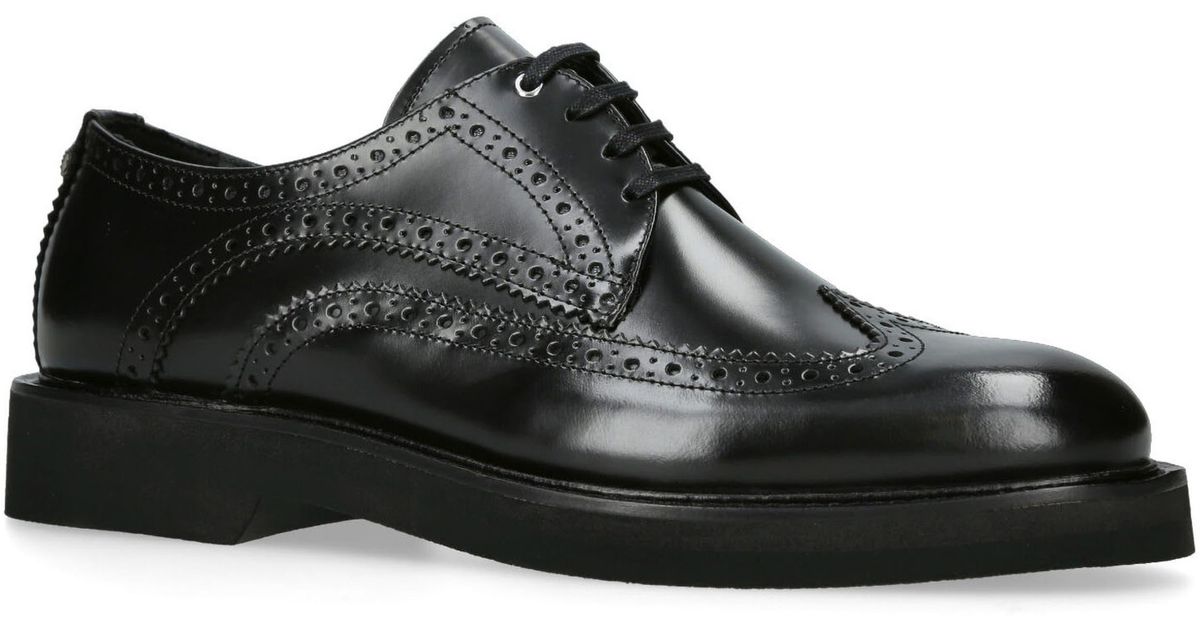 Kurt Geiger Bank Brogue Derby in Black for Men Lyst