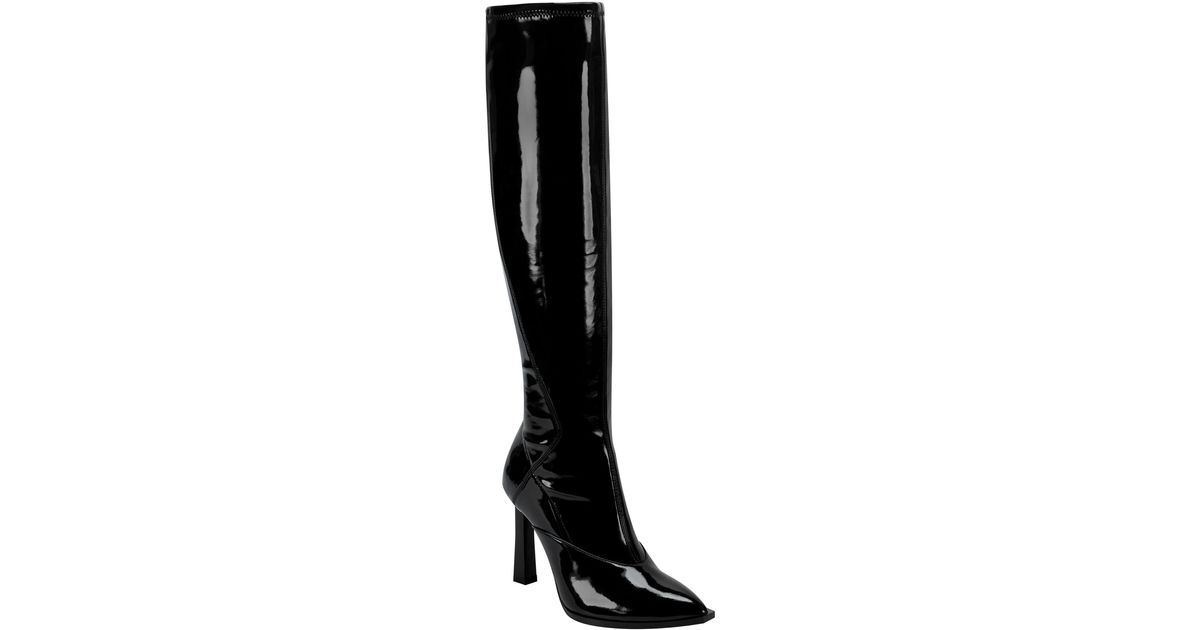 marc fisher ltd pixie patent tall boot