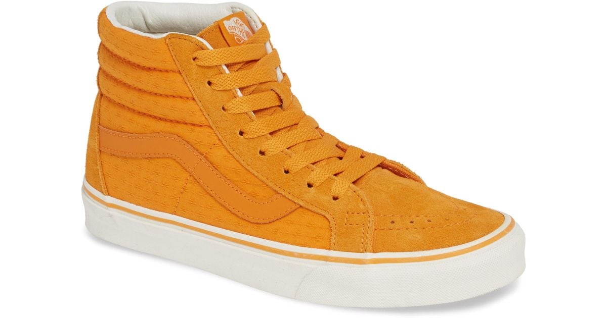 orange van sneakers