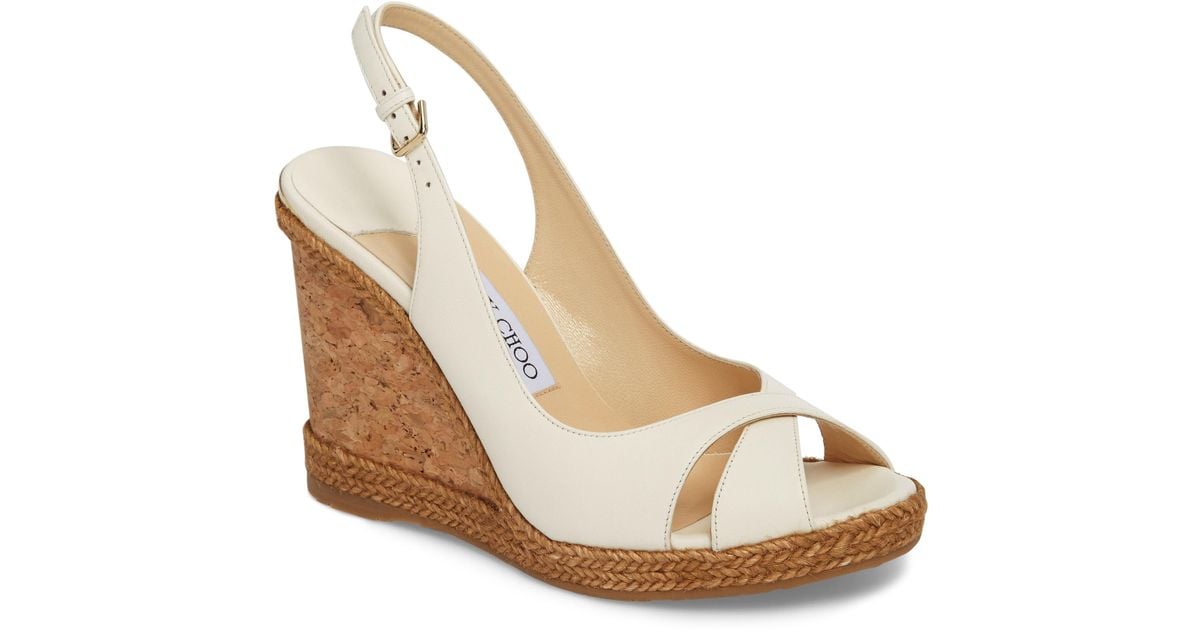jimmy choo white flat sandals