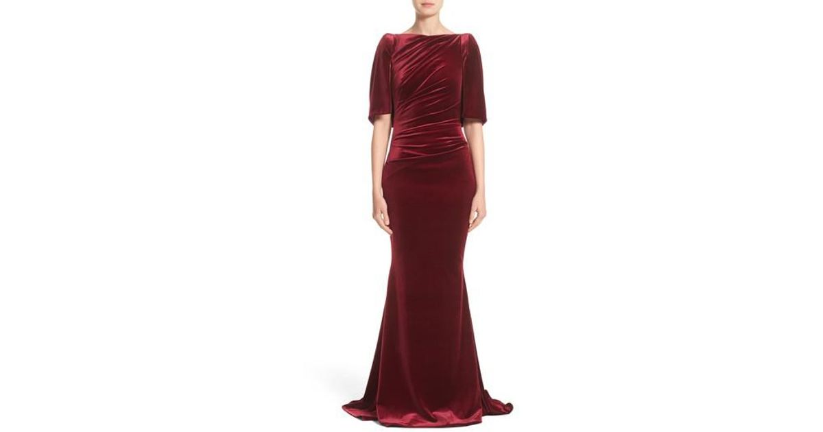 talbots velvet dress