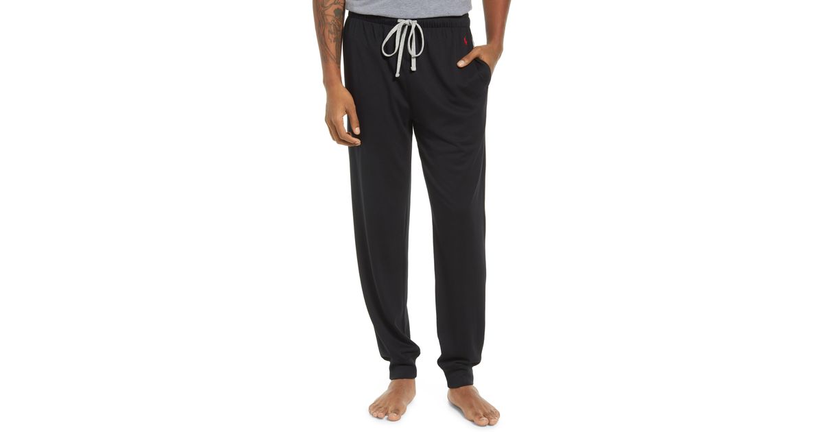 Polo Ralph Lauren Supreme Comfort jogger Pajama Pants in Black for Men