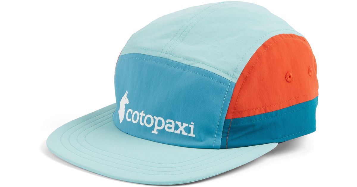 COTOPAXI Logo 5-panel Hat in Blue for Men | Lyst